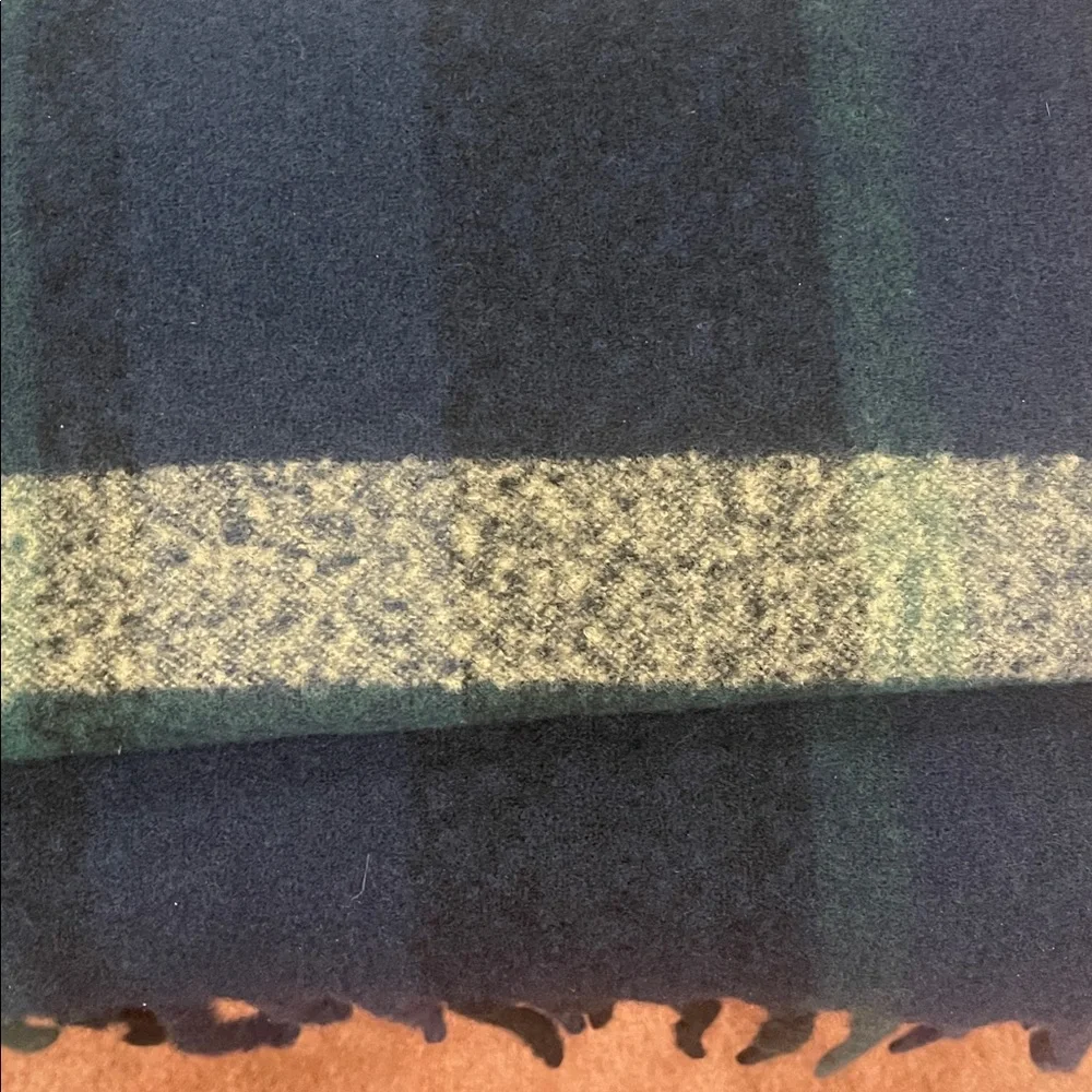 Barbour Men's Plaid Scarf - Blue /Brown/green